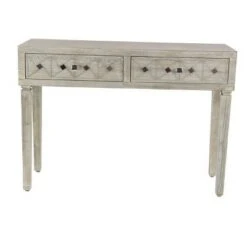 Olivia & May Set of 3 Glam Wood Console Tables Brown - Olivia & May -Console Tables Sales unnamed file 5075