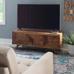 Haltom Console Brown - Powell Company