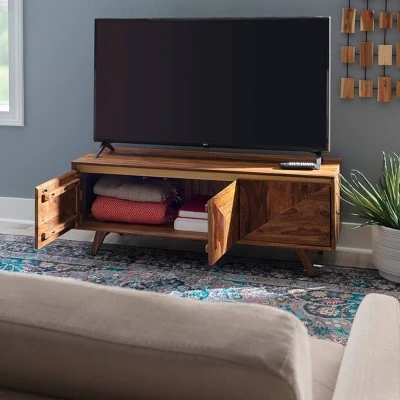 Haltom Console Brown - Powell Company 9 Haltom Console Brown - Powell Company - Image 7