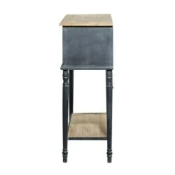 Olivia & May Farmhouse Wood Console Table Black - Olivia & May -Console Tables Sales unnamed file 5117