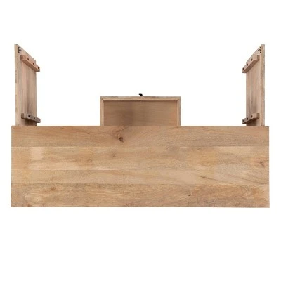 Lachlan 2 Drawer 2 Door Console Natural - Powell Company 10 Lachlan 2 Drawer 2 Door Console Natural - Powell Company - Image 8
