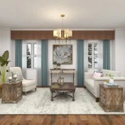 Olivia & May Set of 3 Glam Wood Console Tables Gray - Olivia & May -Console Tables Sales unnamed file 5167