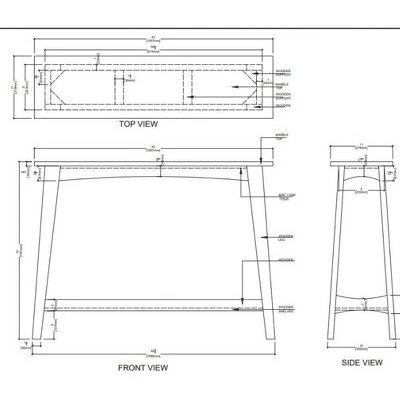 Quinlan Console Brown - Powell Company 12 Quinlan Console Brown - Powell Company - Image 10
