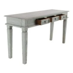 Olivia & May Rustic Mahogany Console Table Gray - Olivia & May -Console Tables Sales unnamed file 5193