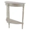 Wood Half Round Console Table Taupe - Olivia & May -Console Tables Sales unnamed file 5236