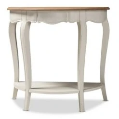 Cordelia Finished Console Table White - Baxton Studio -Console Tables Sales unnamed file 5244