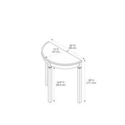 Camden Console Table Black Cherry - Linon 16 Camden Console Table Black Cherry - Linon -Console Tables Sales unnamed file 5268