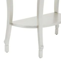 Olivia & May Set of 2 Glam Fir Console Tables with Mirror White - Olivia & May -Console Tables Sales unnamed file 5381