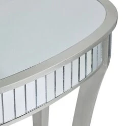 Olivia & May Set of 2 Glam Fir Console Tables with Mirror White - Olivia & May -Console Tables Sales unnamed file 5382