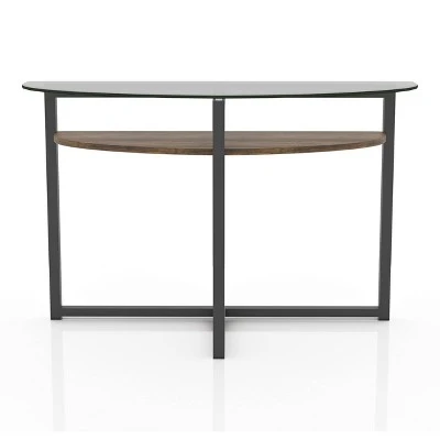 Regivea Open Shelf Sofa Table Black Chrome - miBasics 4 Regivea Open Shelf Sofa Table Black Chrome - miBasics - Image 2