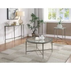 Harding X - Shaped Base Sofa Table Silver - miBasics -Console Tables Sales unnamed file 5447