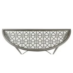 Harding X - Shaped Base Sofa Table Silver - miBasics -Console Tables Sales unnamed file 5448