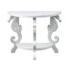 Dauphin Demilune Console Table White - Treasure Trove Accents -Console Tables Sales unnamed file 5461