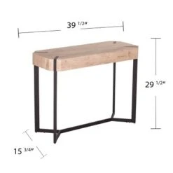 Burnra Modern Farmhouse Console Table Natural/Black - Aiden Lane -Console Tables Sales unnamed file 5484