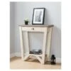 Risa Contemporary 1 Drawer Console Table Ivory /Light Oak - HOMES: Inside + Out -Console Tables Sales unnamed file 5489