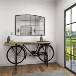 Olivia & May Rustic Metal Console Table Black - Olivia & May -Console Tables Sales unnamed file 5585