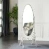 Olivia & May Vintage Metal Console Mirror White - Olivia & May -Console Tables Sales unnamed file 5630