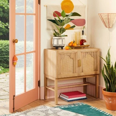 Opalhouse Designed With Jungalow Reseda Pencil Rattan Console Table Natural - Opalhouse™ designed with Jungalow™ 2 Opalhouse Designed With Jungalow Reseda Pencil Rattan Console Table Natural - Opalhouse™ designed with Jungalow™