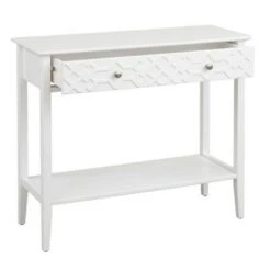 Raya Console Table with Drawer - Buylateral White -Console Tables Sales unnamed file 581