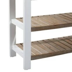 Olivia & May Farmhouse Wood Rectangle Console Table White - Olivia & May -Console Tables Sales unnamed file 588