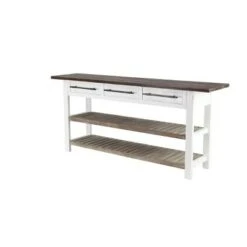 Olivia & May Farmhouse Wood Rectangle Console Table White - Olivia & May -Console Tables Sales unnamed file 592