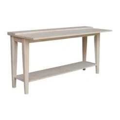 Prevail Flip Open Console/Sofa Table - International Concepts Natural -Console Tables Sales unnamed file 609