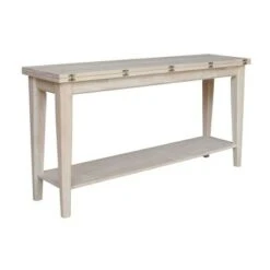 Prevail Flip Open Console/Sofa Table - International Concepts Natural -Console Tables Sales unnamed file 610