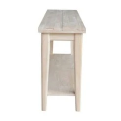 Prevail Flip Open Console/Sofa Table - International Concepts Natural -Console Tables Sales unnamed file 613