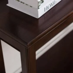 Laurent Hall Stand Chocolate Cherry Finish - Leick Home -Console Tables Sales unnamed file 631