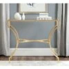 Alphonse Console - Gold/Glass - Safavieh -Console Tables Sales unnamed file 657