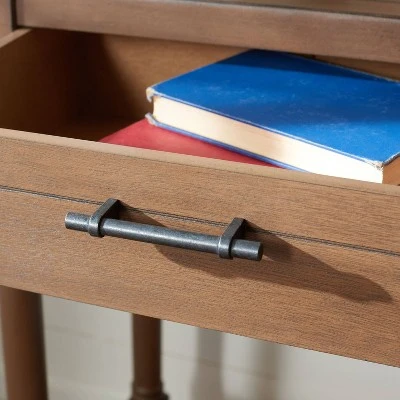 Filbert 2 Drawers Console Table - Safavieh White Washed Gray 4 Filbert 2 Drawers Console Table - Safavieh White Washed Gray - Image 2