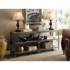 Console Table Weathered Oak - Acme Furniture -Console Tables Sales unnamed file 704