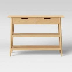 Ellwood Wood Console Table with Drawers - Project 62™ Natural -Console Tables Sales unnamed file 75