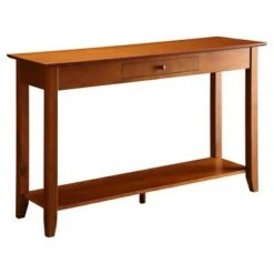 American Heritage Console Table with Drawer - Breighton Home Driftwood -Console Tables Sales unnamed file 768