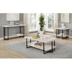 Grislare Rectangular Sofa Table - HOMES: Inside + Out Antique White/black 12 Grislare Rectangular Sofa Table - HOMES: Inside + Out Antique White/black -Console Tables Sales unnamed file 825
