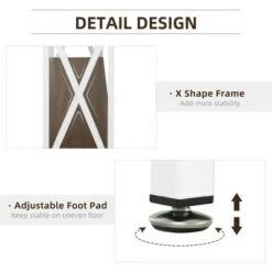 HOMCOM Industrial Style Entryway Console Table Desk with Shelf Living Room Bedroom -Console Tables Sales unnamed file 873