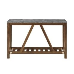 Taylen A Frame Farmhouse Entryway Console Table - Saracina Home Dark Walnut/white Oak 15 Taylen A Frame Farmhouse Entryway Console Table - Saracina Home Dark Walnut/white Oak -Console Tables Sales unnamed file 89