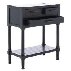 Filbert 3 Drawers Console Table - Safavieh Black -Console Tables Sales unnamed file 906