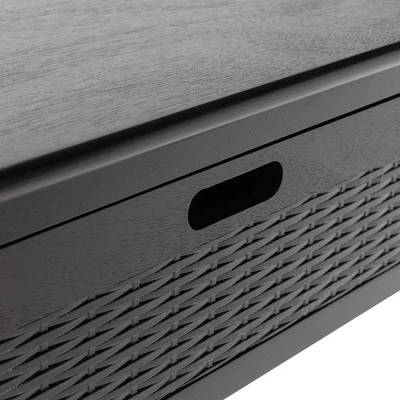 Landers 2 Drawers Console Table - Safavieh Greige 11 Landers 2 Drawers Console Table - Safavieh Greige - Image 9