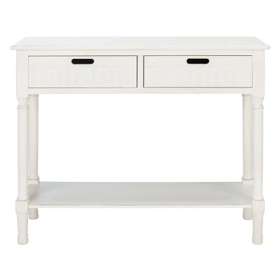 Landers 2 Drawers Console Table - Safavieh Greige 16 Landers 2 Drawers Console Table - Safavieh Greige - Image 14