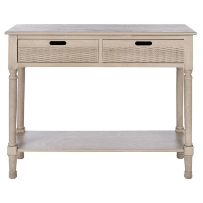 Landers 2 Drawers Console Table - Safavieh Greige 17 Landers 2 Drawers Console Table - Safavieh Greige - Image 15