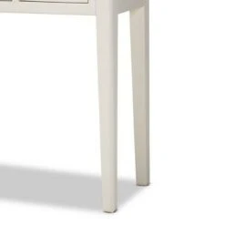 Aiko Wood Console Table White - Baxton Studio -Console Tables Sales unnamed file 940