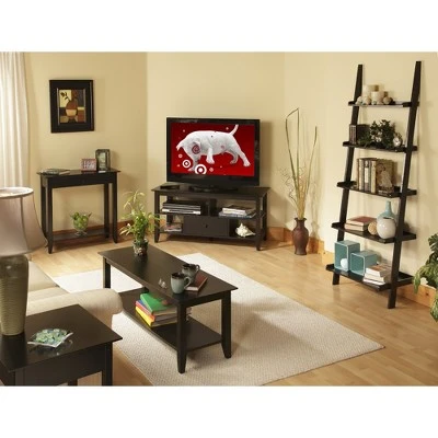 American Heritage Hall Table with Drawer Shelf - Breighton Home Black 6 American Heritage Hall Table with Drawer Shelf - Breighton Home Black - Image 4