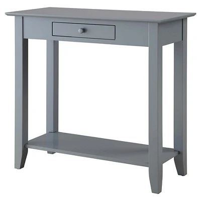 American Heritage Hall Table with Drawer Shelf - Breighton Home Black 10 American Heritage Hall Table with Drawer Shelf - Breighton Home Black - Image 8