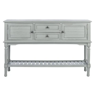 Tate 2 Drawers and 2 Doors Console Table - Safavieh Greige 15 Tate 2 Drawers and 2 Doors Console Table - Safavieh Greige - Image 13