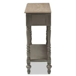 Noemie Country Cottage Farmhouse Finished 2 Drawer Console Table Brown - Baxton Studio 12 Noemie Country Cottage Farmhouse Finished 2 Drawer Console Table Brown - Baxton Studio -Console Tables Sales unnamed file 976