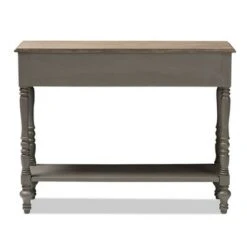 Noemie Country Cottage Farmhouse Finished 2 Drawer Console Table Brown - Baxton Studio 13 Noemie Country Cottage Farmhouse Finished 2 Drawer Console Table Brown - Baxton Studio -Console Tables Sales unnamed file 977