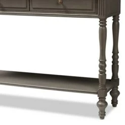 Noemie Country Cottage Farmhouse Finished 2 Drawer Console Table Brown - Baxton Studio 16 Noemie Country Cottage Farmhouse Finished 2 Drawer Console Table Brown - Baxton Studio -Console Tables Sales unnamed file 980